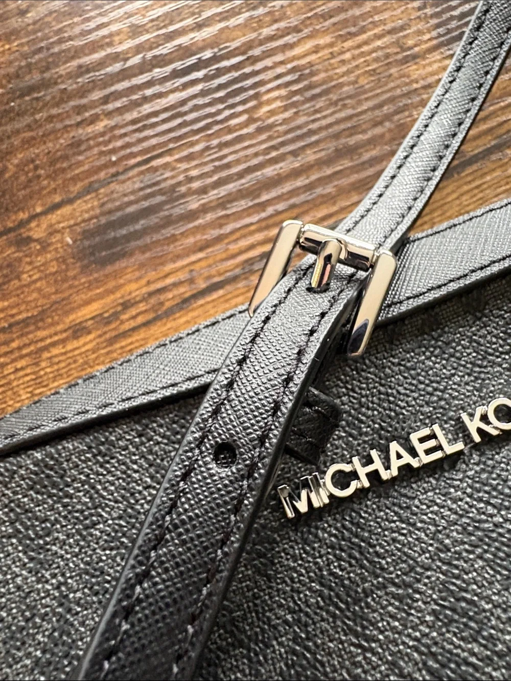 NWT Michael Kors Black Signature Crossbody Bag